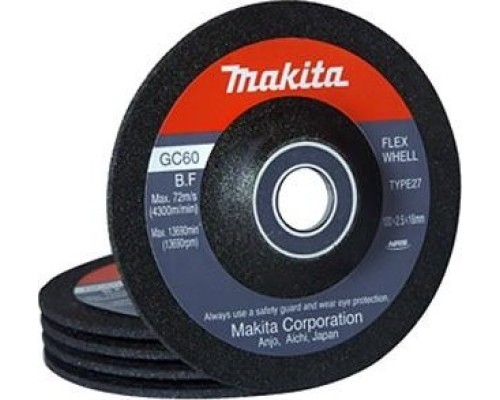 Отрезной круг по металлу MAKITA 100х16х2,5 мм 794229-5 (5шт) [794229-5]