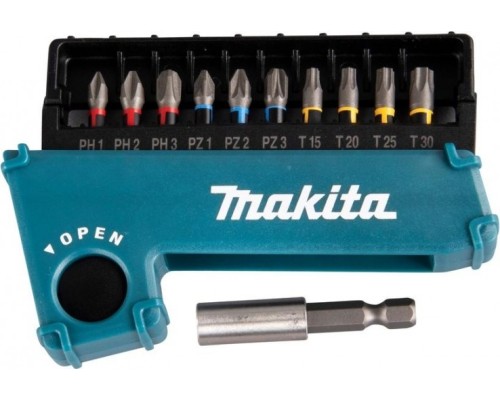 Набор бит и насадок MAKITA E-03567 IMPACT PREMIER 11 предметов 25 мм, c-form  [E-03567]