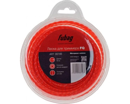 Леска триммерная FUBAG 38746 витой квадрат Леска триммерная FUBAG 38746 витой квадрат