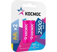 Аккумулятор КОСМОС AA/R6 NI-MN 2500мА.ч BP-2 (блист.2шт) KOCR6NIMH2500MAH2BL
