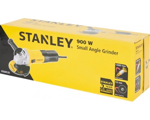 Угловая шлифмашина сетевая STANLEY STGS9125D