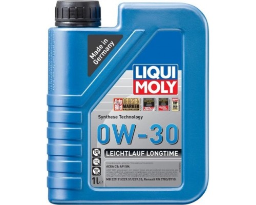 Масло моторное LIQUI-MOLY SAE 0W30 Leichtlauf Longtime 1 л 39038 синтетическое [39038]