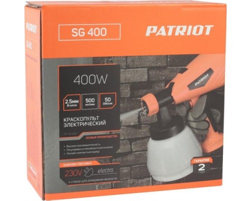 Краскопульт электрический PATRIOT SG 400 [170303400]