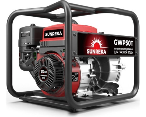 Мотопомпа бензиновая для грязной воды SUNREKA GWP50T