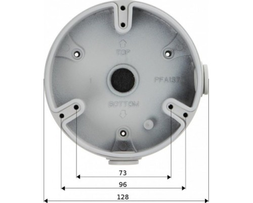 Монтажная коробка DAHUA DH-PFA137 для купольных видеокамер