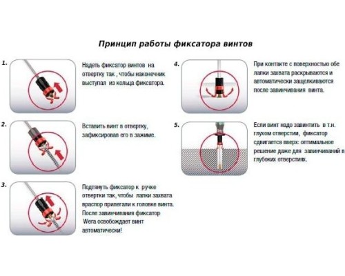 Фиксатор винтов WERA 1440/1442 SB 2 предмета WE-073680 [WE-073680]