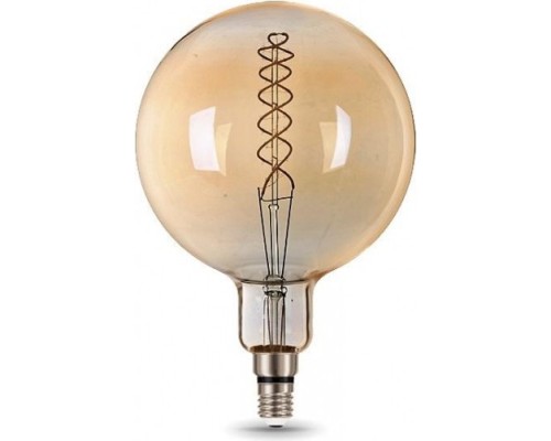 Лампа светодиодная GAUSS G200 filament 8w 620lm 2400к е27 golden flexible led [154802008]