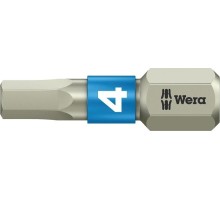 Бита для заворачивания, нержавеющая сталь WERA 3840/1 TS 4,0 мм, 25 мм WE-071074 [WE-071074]