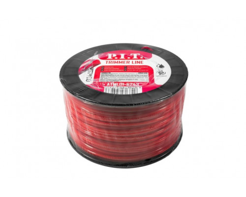 Леска триммерная P.I.T. ATML01-S243 квадрат 3 lb 2,4 мм, 233 м