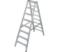 Стремянка алюминиевая KRAUSE STABILO 8 ступеней, 225 кг, двухсторонняя 135155