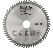 Пильный диск по дереву MAKITA 185x30/16/20x20T [D-17902]