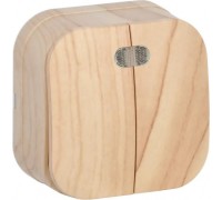 Выключатель двухклавишный IEK GLORY ВС20-2-1-ХС 10А с индикацией сосна EVH21-K34-10