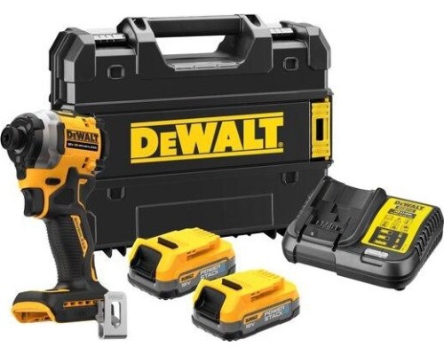 Дрель-шуруповерт аккумуляторная DeWALT DCF 850 E2T ударный, бесщеточный [DCF850E2T-QW]