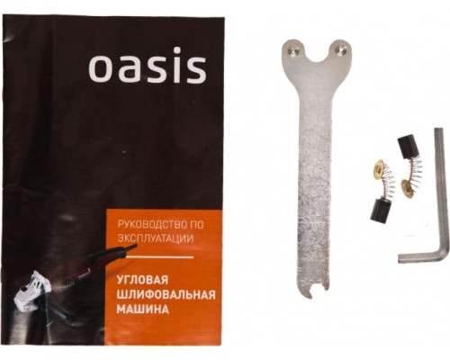 Угловая шлифмашина сетевая OASIS AG-130/180 [4640039480389]