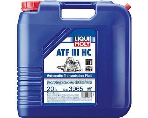 Масло трансмиссионное LIQUI-MOLY ATF III HC для АКПП 20 л 3965 [3965]