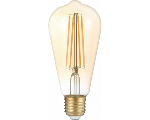 Лампа светодиодная GAUSS ST64 filament 8w 740lm 2400к е27 golden led [157802008]