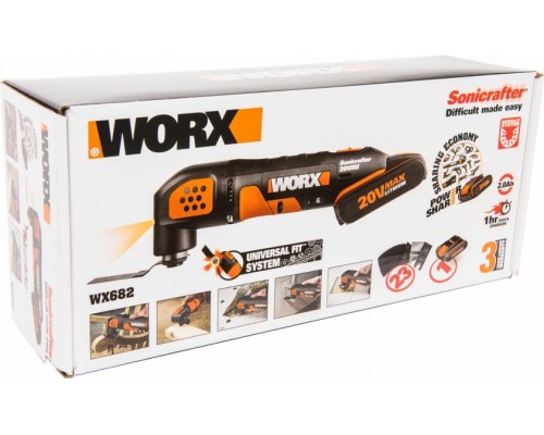 Многофункциональный инструмент аккумуляторный WORX WX682