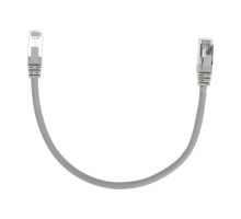 Патч-корд REXANT 02-0210-03 F/UTP, CAT 6, RJ45-RJ45, 26AWG, LSZH, серый 0,3м