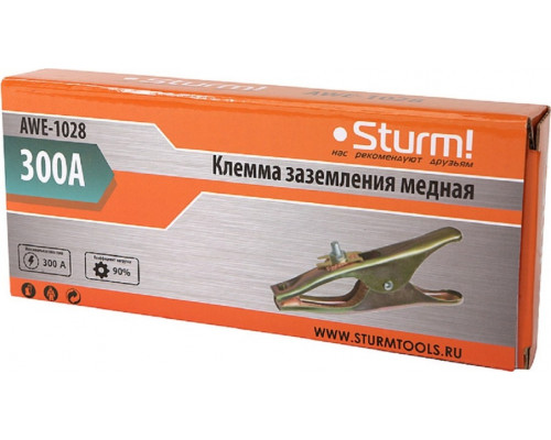 Kлемма заземления STURM AWE-1028, 300А медь [AWE-1028]