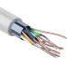 Кабель REXANT F/UTP, CAT 5e, PVC 4x2x0,50мм, 24AWG внутренний, серый [01-0143]