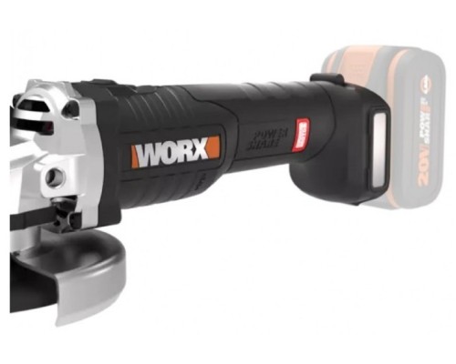 Угловая шлифмашина аккумуляторная Worx WX813 бесщеточная