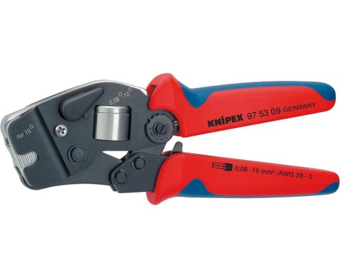 Пресс-клещи KNIPEX KN-975309SB для контактных гильз DIN 46228