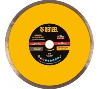 Алмазный диск для резки керамики Denzel 230х22,2 мм сплошной, супертонкий, мокрый рез 73055