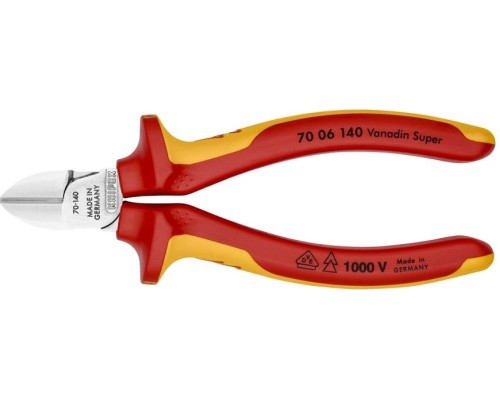 Бокорезы диэлектрические KNIPEX 7006140SB 140 мм [KN-7006140SB]