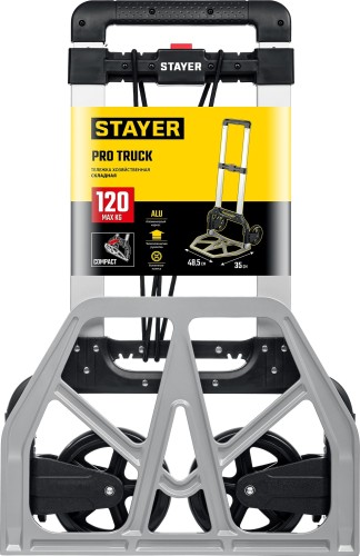 Тележка транспортировочная STAYER PROTruck складная хозяйственная до 120 кг 38755-120 [38755-120]