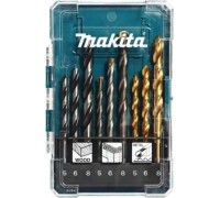 Набор сверл универсальный MAKITA D-71962 9 шт. (дерево-5,6,8; металл-5,6,8; бетон -5,6,8 мм