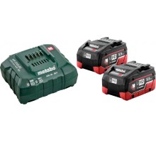 Набор аккумуляторов и зарядное устройство METABO 18V Basic-Set 5.5 LiHD ASC30-36 2х5.5 Ач [685122000]