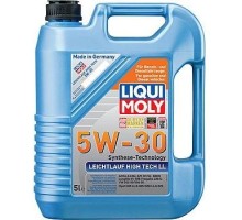 Масло моторное LIQUI MOLY SAE  5W30 Leichtlauf High Tech LL   5 л 39007 синтетическое [39007]