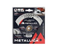 Алмазный диск для резки бетона METALLICA Ultra 125x22,2 мм, H=8 мм турбо с боковой защитой 900345