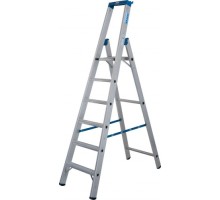 Стремянка алюминиевая KRAUSE STABILO R13 6 перфорированных ступеней 136046
