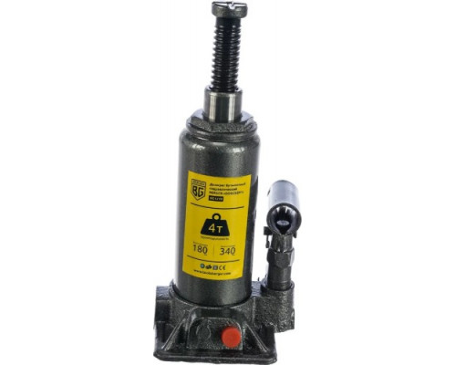 Гидравлический бутылочный домкрат BERGER BG1270 4т, 180-340 мм