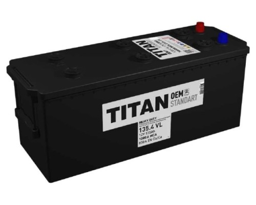 Аккумулятор Titan STANDART 135.4 VL 850А (1000А МСА) [4610082700222]