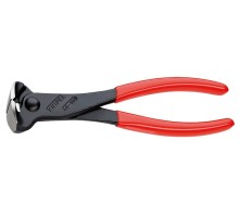 Кусачки KNIPEX KN-6801180SB торцевые, 180 мм, обливные ручки