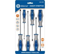 Набор отверток Кобальт 646-669 ultra grip cr-v (6 шт.)