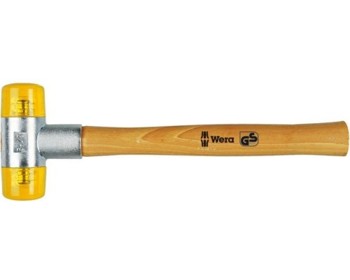 Киянка со сменными пластиковыми бойками WERA Cellidor 100 # 7 60 мм WE-000035 [WE-000035]