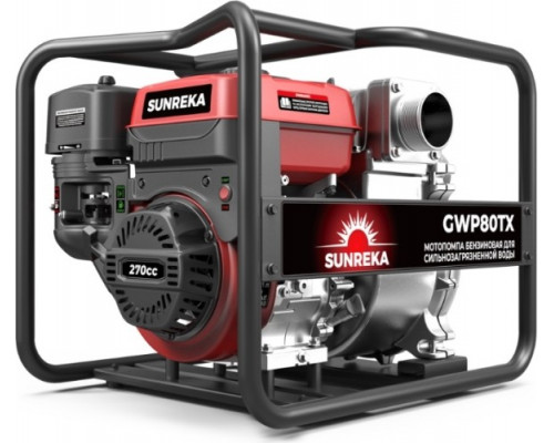 Мотопомпа бензиновая для грязной воды SUNREKA GWP80TX 215008