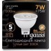 Лампа светодиодная GAUSS MR16 7w 600lm 3000k gu5.3 led [101505107]