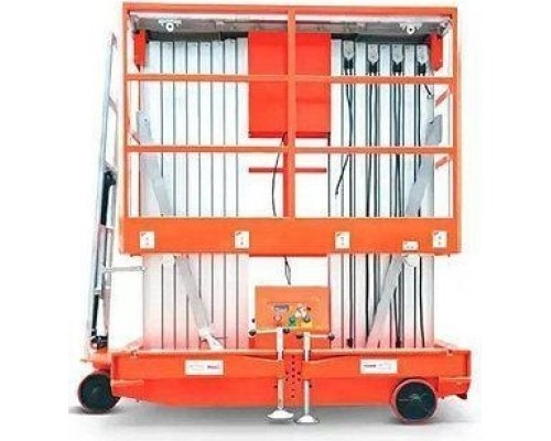 Передвижной телескопический подъемник TOR GTWY12-200S 200 кг 12 м ac 220v 2-мачтовый (от сети) [1015950]