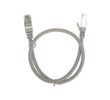 Патч-корд REXANT 02-0210-05 F/UTP, CAT 6, RJ45-RJ45, 26AWG, LSZH, серый 0,5м