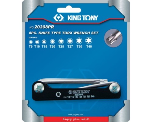 Набор ключей TORX KING TONY 20308PR Набор ключей TORX KING TONY 20308PR