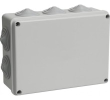 Распаячная коробка IEK КМ41243 оп 190х140х70 ip44 ral7035 UKO11-190-140-070-K41-44