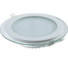 Потолочный светодиодный светильник GAUSS Glass круг18w 1390lm 3000k с дек стеклом led 947111118