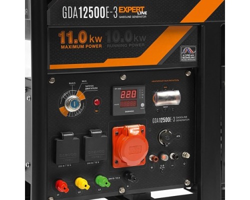 Электростанция бензиновая DAEWOO GDA 12500E-3 [GDA 12500E-3]