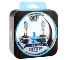 Лампа галогеновая MTF LIGHT серия TITANIUM Н27(881), 12V, 27W HTN1281