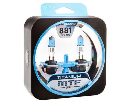 Лампа галогеновая MTF LIGHT серия TITANIUM Н27(881), 12V, 27W HTN1281