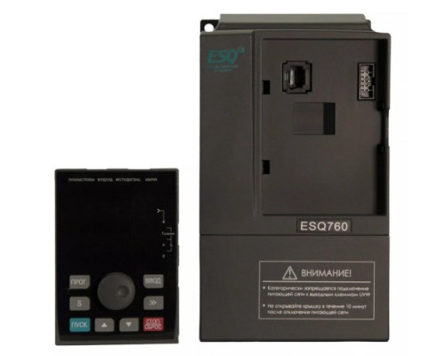 Частотный преобразователь ESQ 760-2S-0007 0,75/1,5 кВт, 220 В